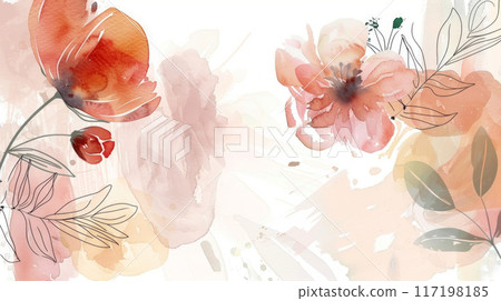 Seamless lemon watercolor pattern with a vintage summer vibe. 117198185