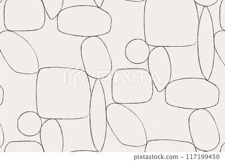 Sea stone wall stylish pattern with black and beige color Sea stone wall stylish pattern with black and beige color 117199450