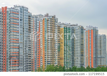 construction of a residential neighborhood 117199515