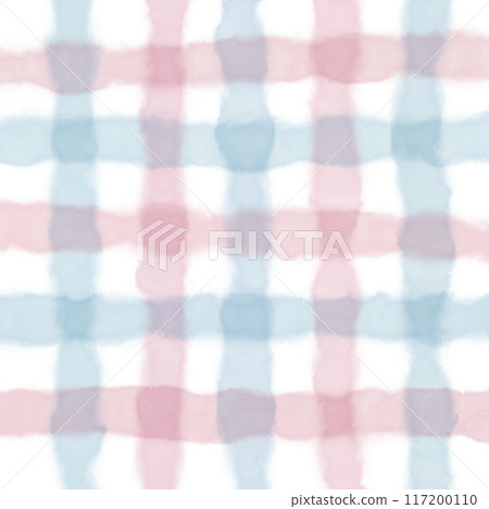 Pink Blue Gingham Check Hand Drawn Background Overlay Pink Blue Gingham Check Hand Drawn Background Overlay 117200110