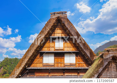 Shirakawa-go Gassho-style World Heritage Site Hida Takayama Old house with thatched roof 117200587