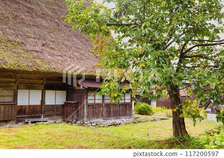 Shirakawa-go Gassho-style World Heritage Site Hida Takayama Old house with thatched roof 117200597