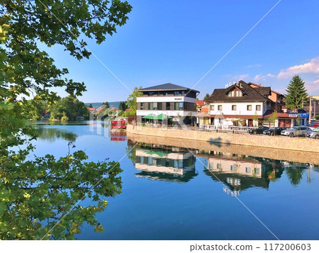 Travel to Europe during summer on holiday, Bihac in Bosnia and Herzegovina. Top destination 117200603