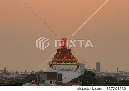 bangkok, cityscape, sunset 117201580