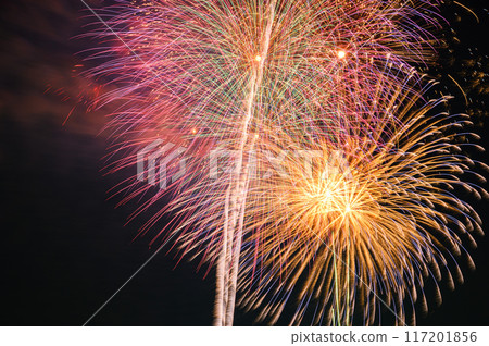 The Todabashi Fireworks Festival and the Itabashi Fireworks Festival are some of the most popular in the Kanto region. 117201856