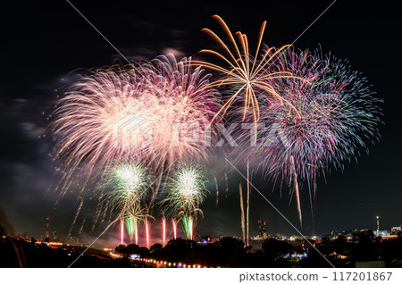 The Todabashi Fireworks Festival and the Itabashi Fireworks Festival are some of the most popular in the Kanto region. 117201867