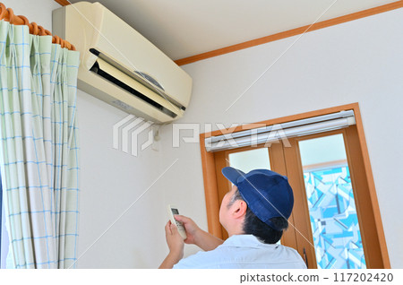 Air conditioner installation work inspection cleaning maintenance housing 117202420