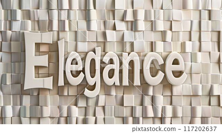 Style and elegant design symbol created in Paper Mosaic. Style and elegant design symbol created in Paper Mosaic. 117202637