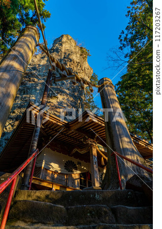 中之竹神社的秋葉與日出 117203267