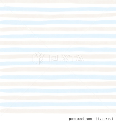 Blue Beige Stripe Hand Drawn Background Overlay Blue Beige Stripe Hand Drawn Background Overlay 117203491
