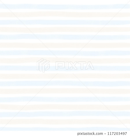 Blue Beige Stripe Hand Drawn Background Overlay 117203497