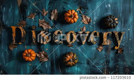 Halloween Innovation and breakthrough concept art poster. 117203610