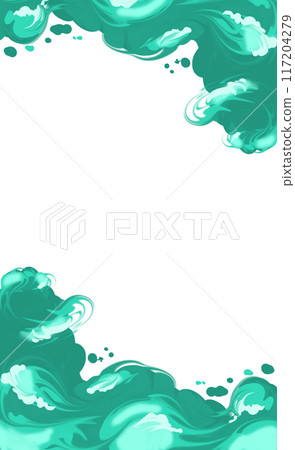 frame, sea, wave 117204279