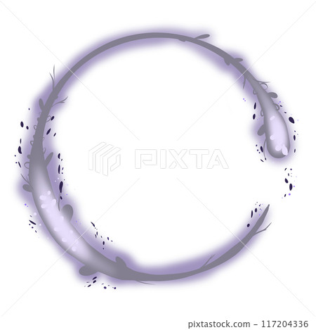 round, frame, spiral 117204336