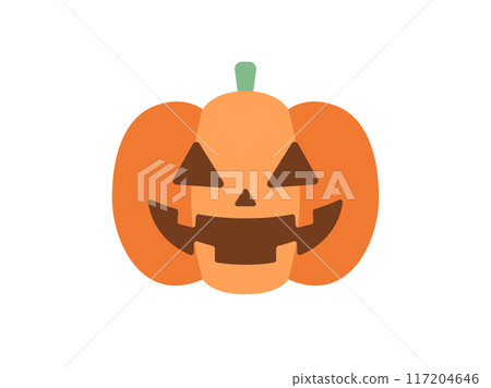 Illustration of pumpkin ghost icon Illustration of pumpkin ghost icon 117204646