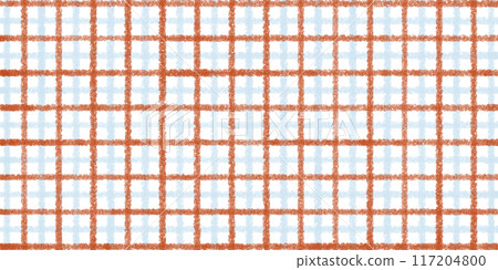 用蠟筆繪製的懷舊而溫柔的格子圖案 - 復古 117204800