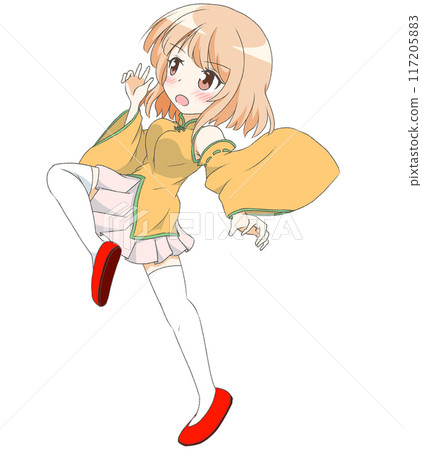 Girl in Chinese dress 9 Girl in Chinese dress 9 117205883