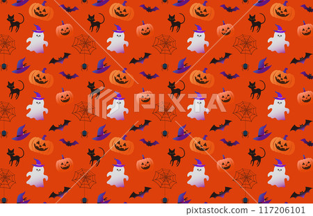  Halloween background illustration 117206101