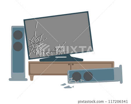 Television Broken appliances 117206341