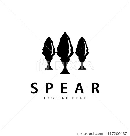 Spear Logo Old Vintage Rustic Simple Design Business Brand Spear Arrow Spear Logo Old Vintage Rustic Simple Design Business Brand Spear Arrow 117206487