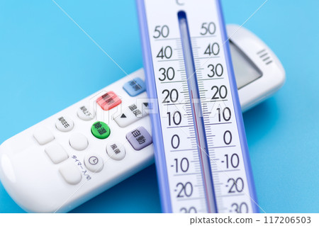 Air conditioner remote control and thermometer Air conditioner remote control and thermometer 117206503
