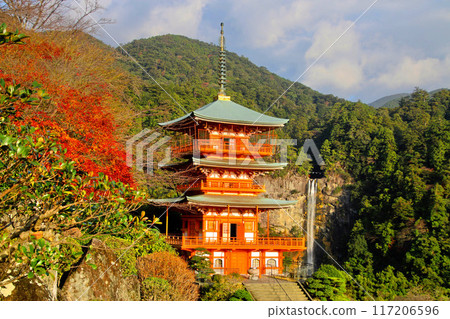 Nachi Falls and Three-story Pagoda (Nachikatsuura Town, Wakayama Prefecture) 117206596