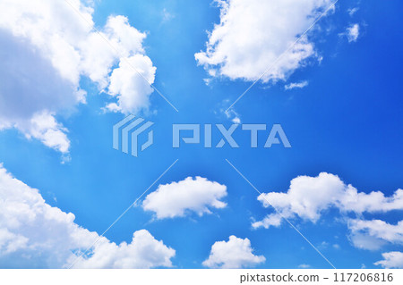 Summer blue sky and clouds Summer blue sky and clouds 117206816