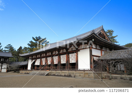 World Heritage Site, Headquarters of the Shotoku Sect, Horyuji Saiin Garan, Large Auditorium World Heritage Site, Headquarters of the Shotoku Sect, Horyuji Saiin Garan, Large Auditorium 117206871