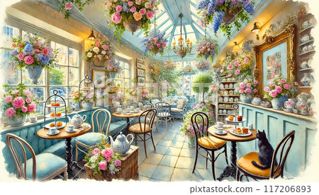 時尚英倫風格咖啡館 117206893