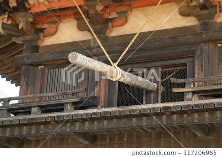 World Heritage Site, Headquarters of the Shotoku Sect, Horyuji Temple Toin Garan, National Treasure, Bell Tower 117206965