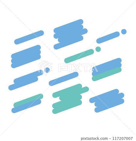 Diagonal line illustration set 117207007