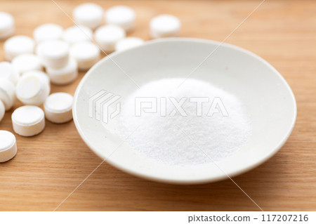 Oral rehydration powder and salt tablets 117207216