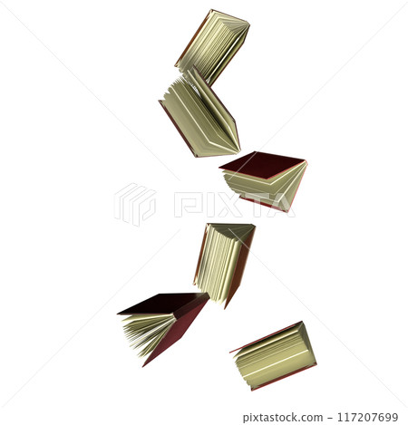 The Book drop in air for education or library concept 3d rendering. The Book drop in air for education or library concept 3d rendering. 117207699