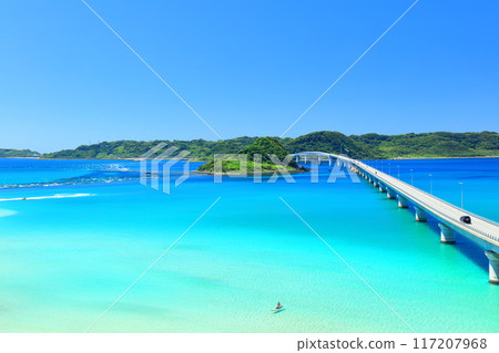 [山口縣] 角島大橋（天瀨路）的晴空 117207968