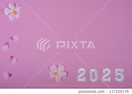 2025年新年賀卡材質由彩色布料製成 117208176