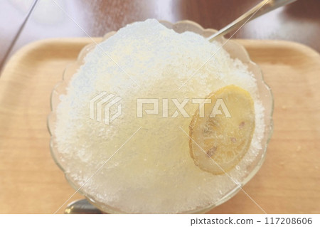 清爽的檸檬刨冰 清爽的檸檬刨冰 117208606