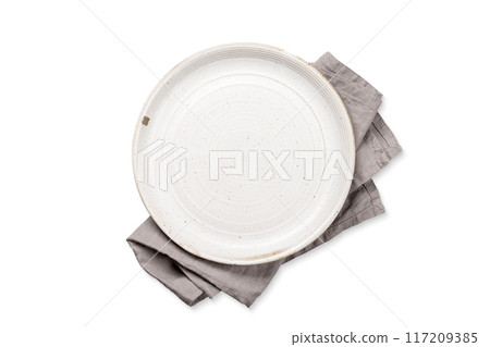 Empty plate, mockup for a delicious meal Empty plate, mockup for a delicious meal 117209385