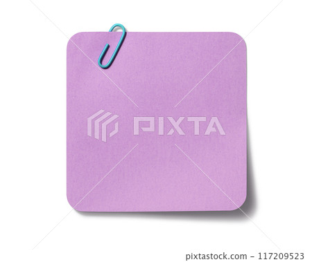 帶夾子的備忘錄紙紋理 117209523