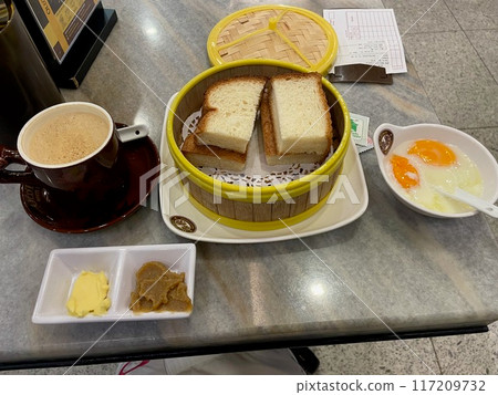 Malaysian specialty kaya jam and toast Malaysian specialty kaya jam and toast 117209732