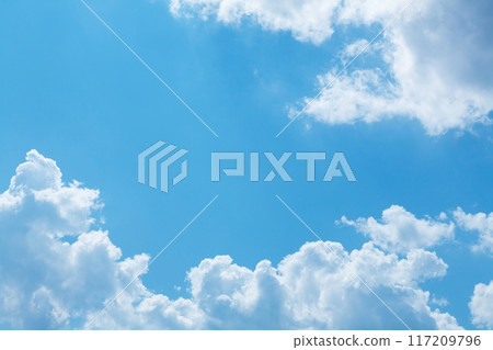 Sunny sky with clouds 117209796