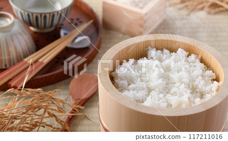 江戶大粒（木製大粒） 只要儲存，米飯就會變得有光澤、鬆軟、美味、新鮮。 117211016