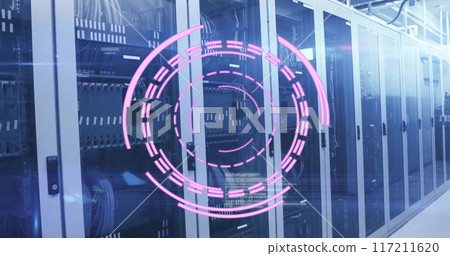 Image of scope and data processing over computer servers 117211620