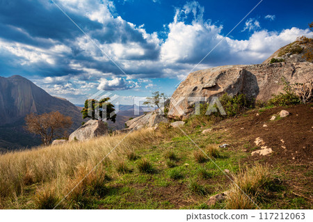 Andringitra national park,mountain landscape, Madagascar wilderness landscape 117212063