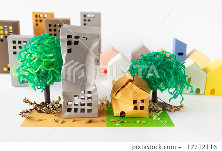 Garden trees that have grown beyond the property, poorly maintained vacant houses, specific vacant houses, apartments, detached houses 117212116