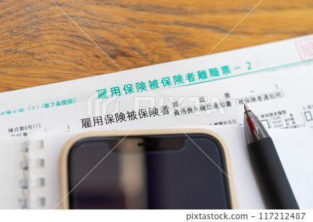 Employment Insurance Insured Person's Termination of Employment Certificate Employment Insurance Insured Person's Termination of Employment Certificate 117212487