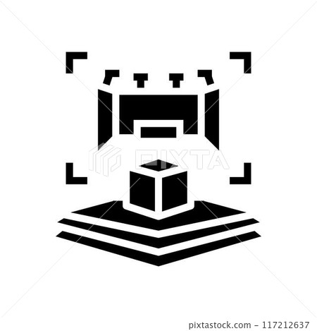 trade show virtual conference glyph icon vector illustration trade show virtual conference glyph icon vector illustration 117212637