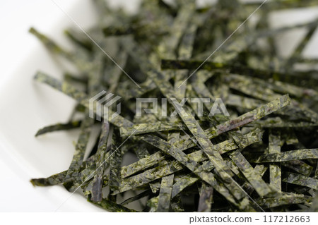 切碎的海藻特寫 117212663