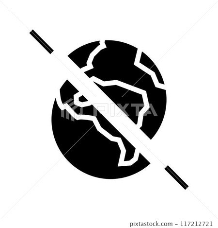 the existence of parallel universes glyph icon vector illustration the existence of parallel universes glyph icon vector illustration 117212721