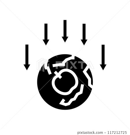 the nature of gravity unsolved mystery glyph icon vector illustration the nature of gravity unsolved mystery glyph icon vector illustration 117212725