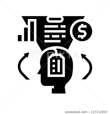 involvement consumer behavior glyph icon vector illustration involvement consumer behavior glyph icon vector illustration 117212947